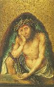 Albrecht Durer Christ as the Man of Sorrows oil